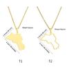 Collana Trendy Argento/Oro Territorio del Paese del Kurdistan Unisex Donna Uomo Catena