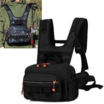 Multifunktionale Outdoor-Sport-Brusttasche Großes Fassungsvermögen Neue Taktische Brusttasche Camouflage Sport Herrenweste Rucksack