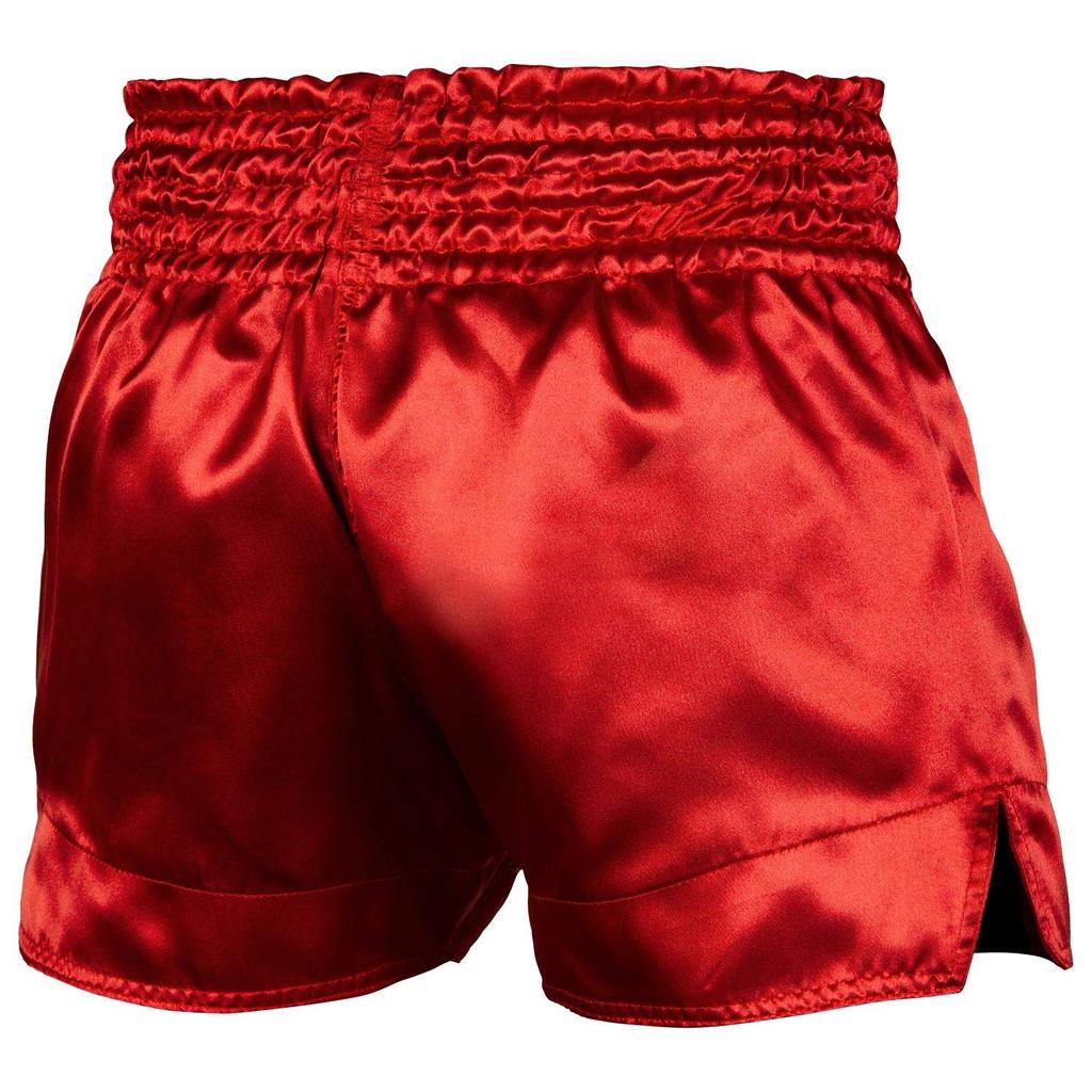 Pantaloni scurți VENUM Muay Thai Clasici (Roșu/Auriu, XL)