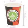 VidaXL Disposable Coffee Cup 1000 Pcs Paper 240 Ml (8oz)