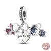 Serie Oceano - Ciondoli Perline Tartaruga Granchio Sirena in Rame Genuino Originale Adatti Per Bracciale da 3 mm Fai Da Te Creazione Pendente
