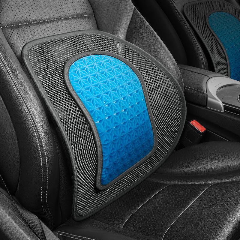 Car Seat Chair Back Cushion Ventilate Mesh Lumbar Back Brace Car Seat Chair Cushion Office Home Massage Back Cushion Universal