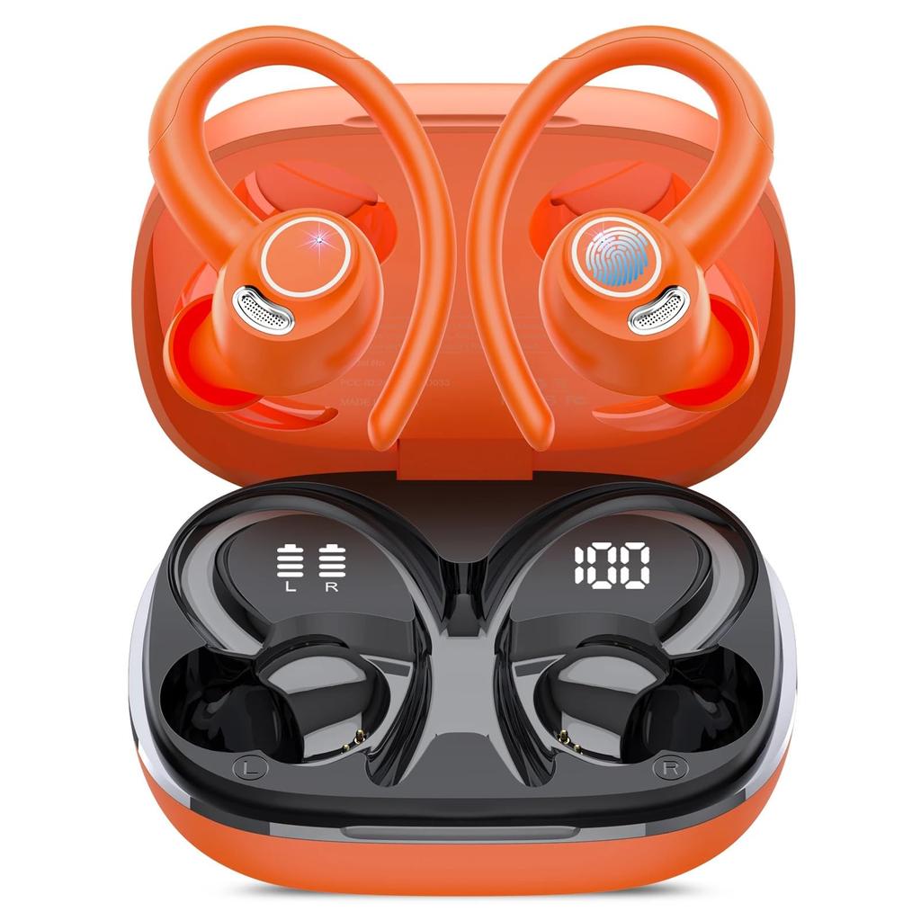 Wireless Headphones, Ear-hook Style, Instant Connection, No Earplugs Needed, Sound Leakage Suppression, Wireless Headphones, Wireless Earphones