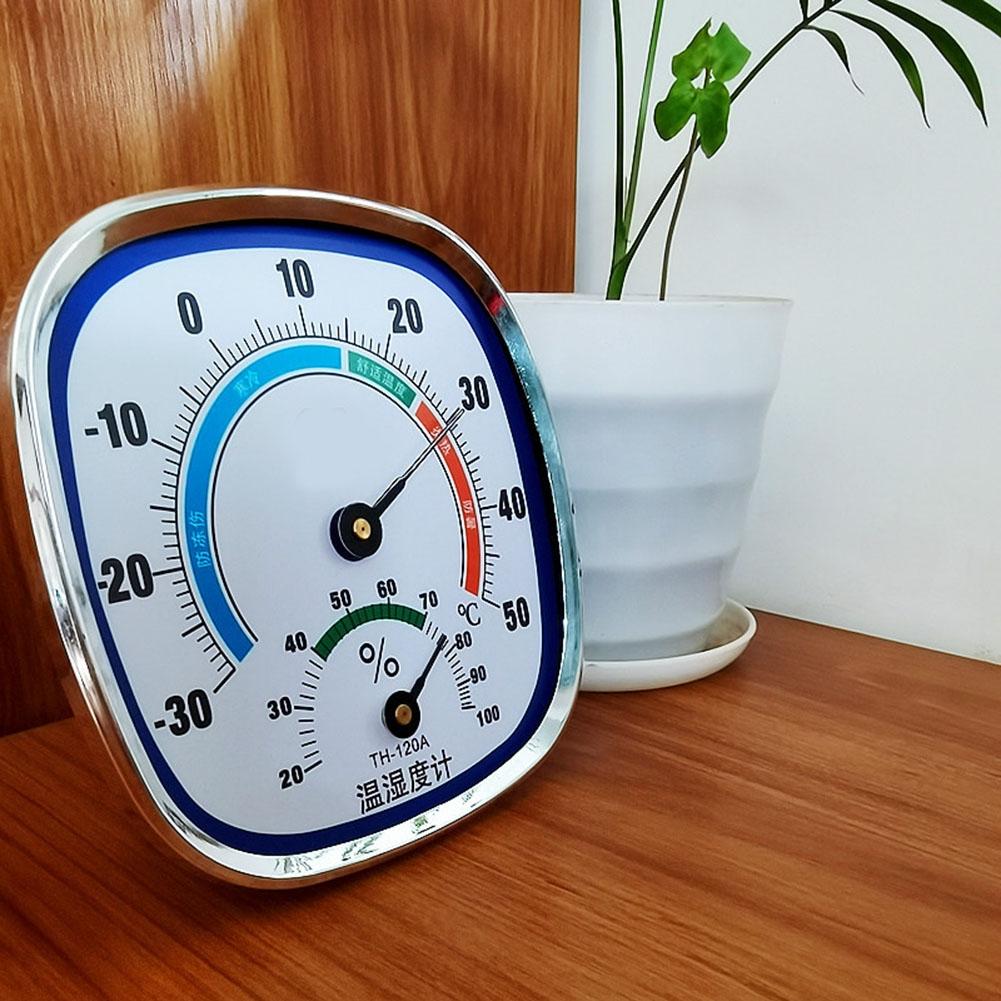 Wall Mounted Temperature Humidity Gauge Indoor Outdoor Thermometer Hygrometer
