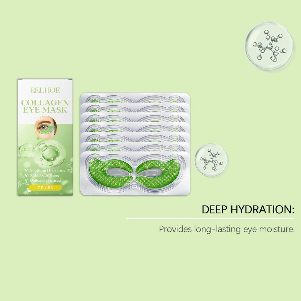 Collageen Oogmasker Patches Hydraterend Verstevigend Tegen Donkere Kringen Verwijder Oogzakjes Ogen Verzorging Gel Masker Pads Oog Huidverzorging