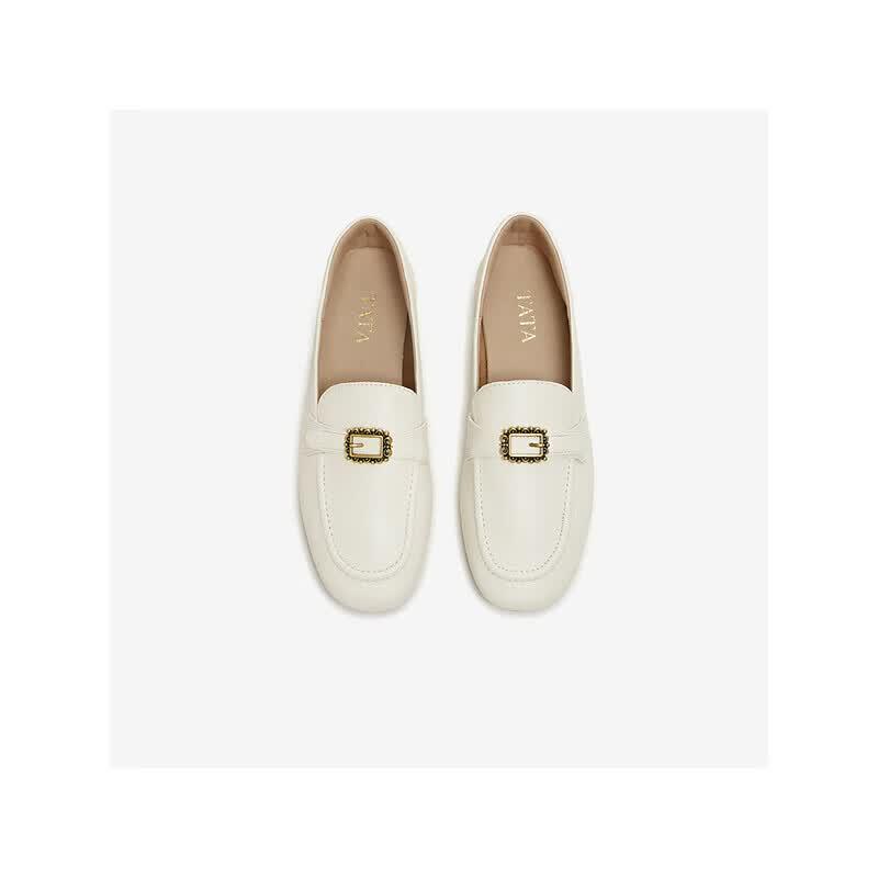 TATA Damen Loafer Freizeit Lederschuhe