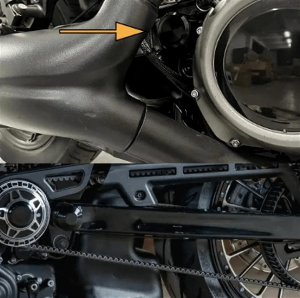 ByoBLu Motorcycle Swing Arm Pivot Bolt Cover for Harley Nightstar 975 RH975 RH 975 Special 2022 2023