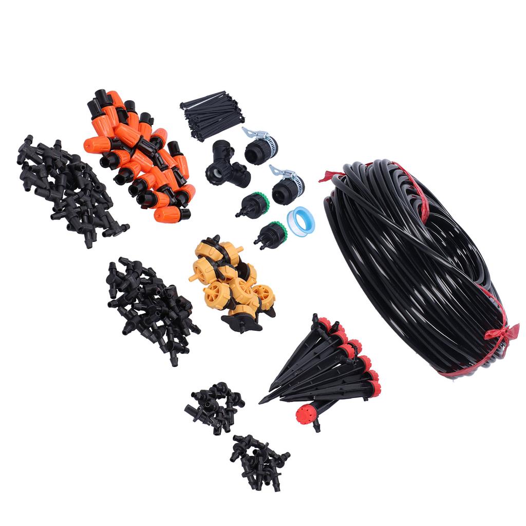 40M 4 7 Hose Garden Irrigation System Drip Irrigation Kit Watering Kit for Greenhouse Lawn
