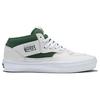 Vans Half Cab Skate Canvas Leather Casual Mid-Top Skate Shoes Unisex Sneakers White Green VN0A5FCDWGR