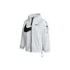 Jackets Men's White Hooded Non Detachable Moderate (Unisex) Jackets DJ8038 100