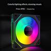 12cm ARGB 4 Pin Computer Case Fan Quiet Cooling 12V Large Air Volume 800-1600RPM For Desktop Gaming PC Build