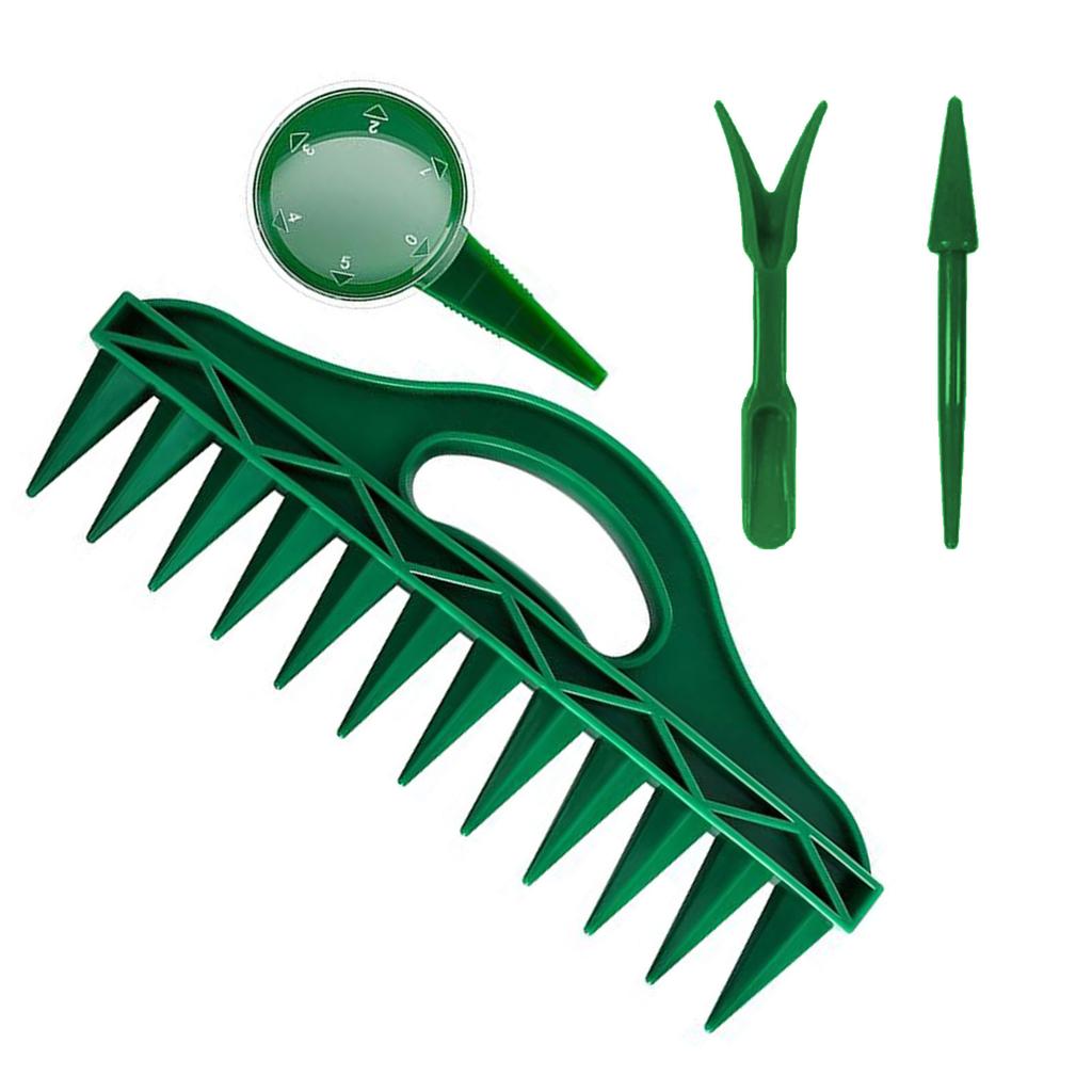 Såfrødispensersett Drill Såmaskin Justerbar 12 hull frø i jord Gravemaskin Plantemaskin Frøavstandsstykke