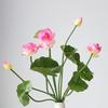 Artificial Flower Lotus Flower Arrangement Bouquet for Wedding Home Party Decor