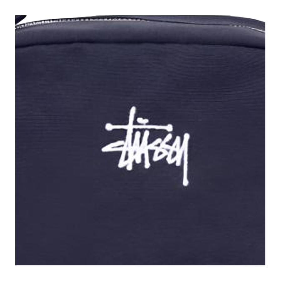 New Stussy Cotton Shoulder Bag, Crossbody Bag Unisex Marine Blue 134255-NAVY