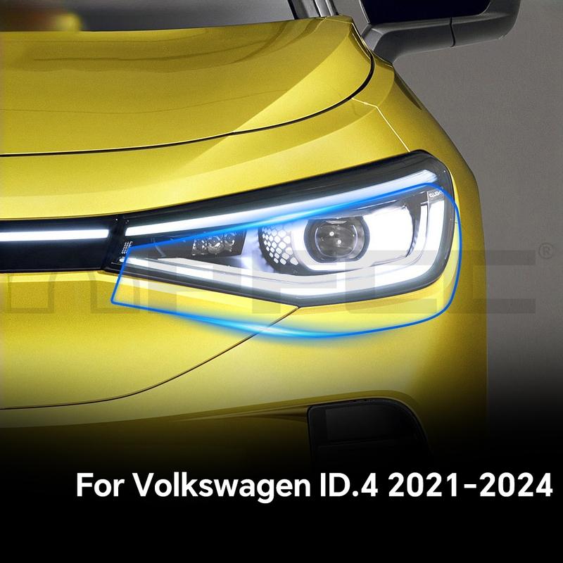 Car Headlight Front Rear Door TPU Protection Film For Volkswagen ID.4 -2024 Anti-Scratch Pre-cut PPF Clear Bra Resistant Kit