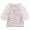 Fashion Style Autumn New Women's Clothing Stylish Short All-Match Patchwork Sleeve Knitwear 6427109 712