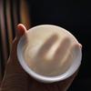 140ml Chinese Ceramic Gaiwan Teacup Handmade Three-dimensional Relief Dragon Tea Tureen White Porcelain Tea Bowl Teaware