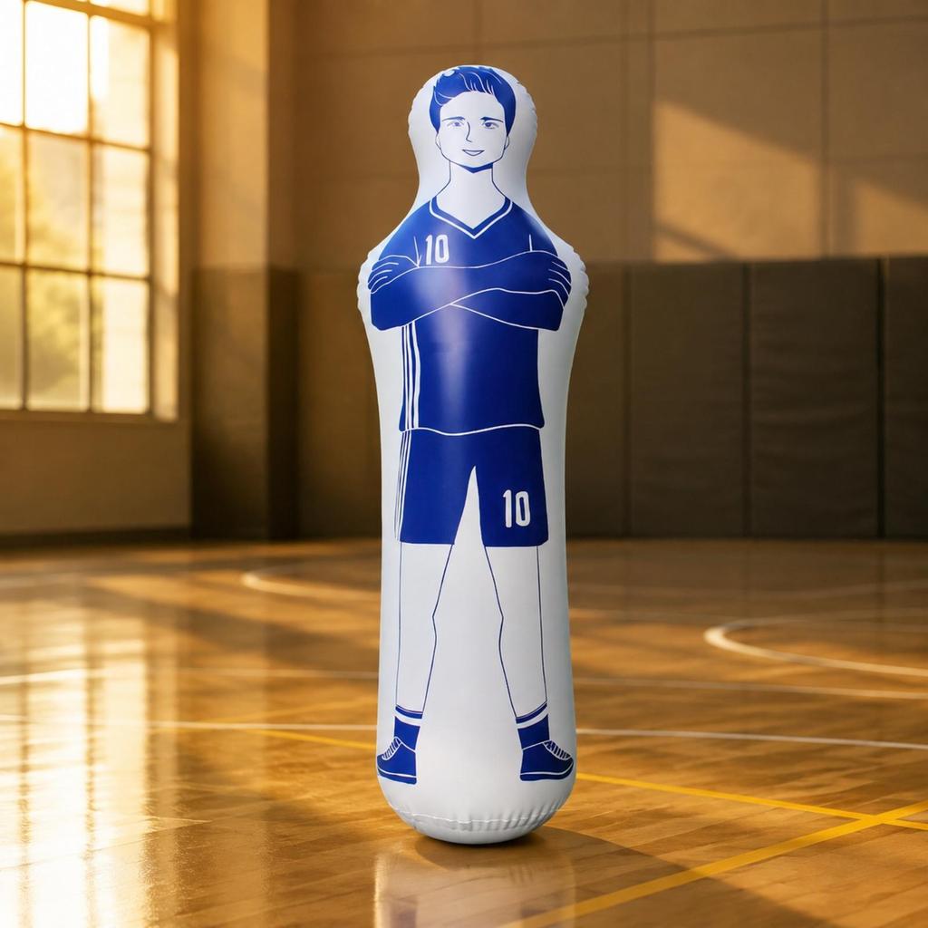 Aufblasbarer Fußballverteidiger Weichwand-Trainingsmannequin mit beschwertem Sockel