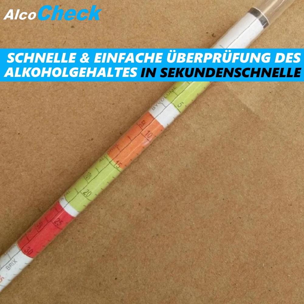 AlcoCheck Alcohol Meter Alcoholometer Spirometer Refractometer Measuring Device 0-96