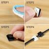 10Pcs Electrical Equipment Supplies Cord Management Wire Holder Organizer Self-adhesive Wire Tie Cable Clamp Cable Clips