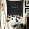 The Silence of the Lambs Wall Tapestry Aesthetic Wall Hanging Printed Fabric Blanket Decorative Tapestries for Bedroom Living Room Home Decor