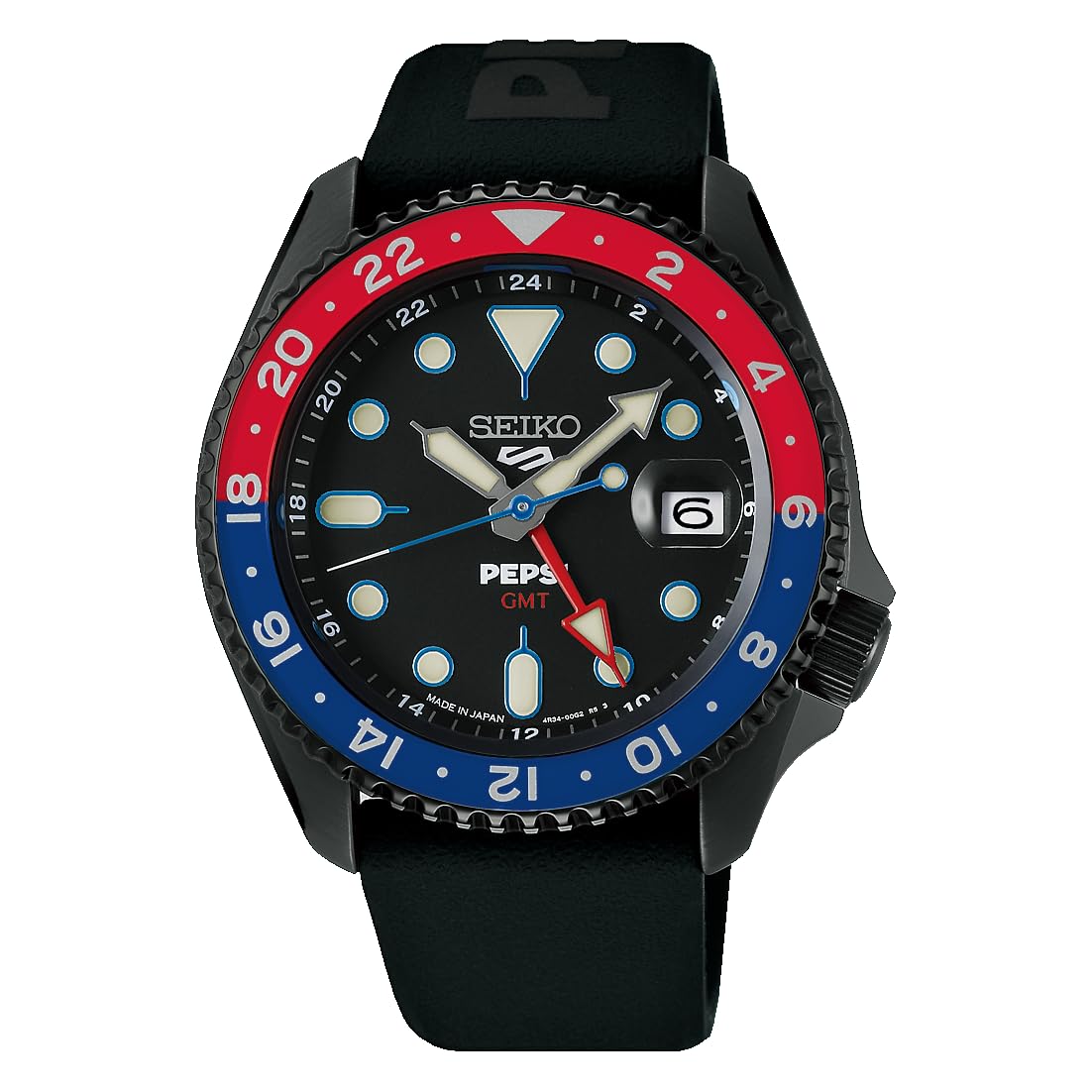 

Годинник Seiko SBSC023 Автоматичний Лімітований Five Sports та PEPSI Колаборація Чоловічий Годинник, Чорний, Видання, чорний