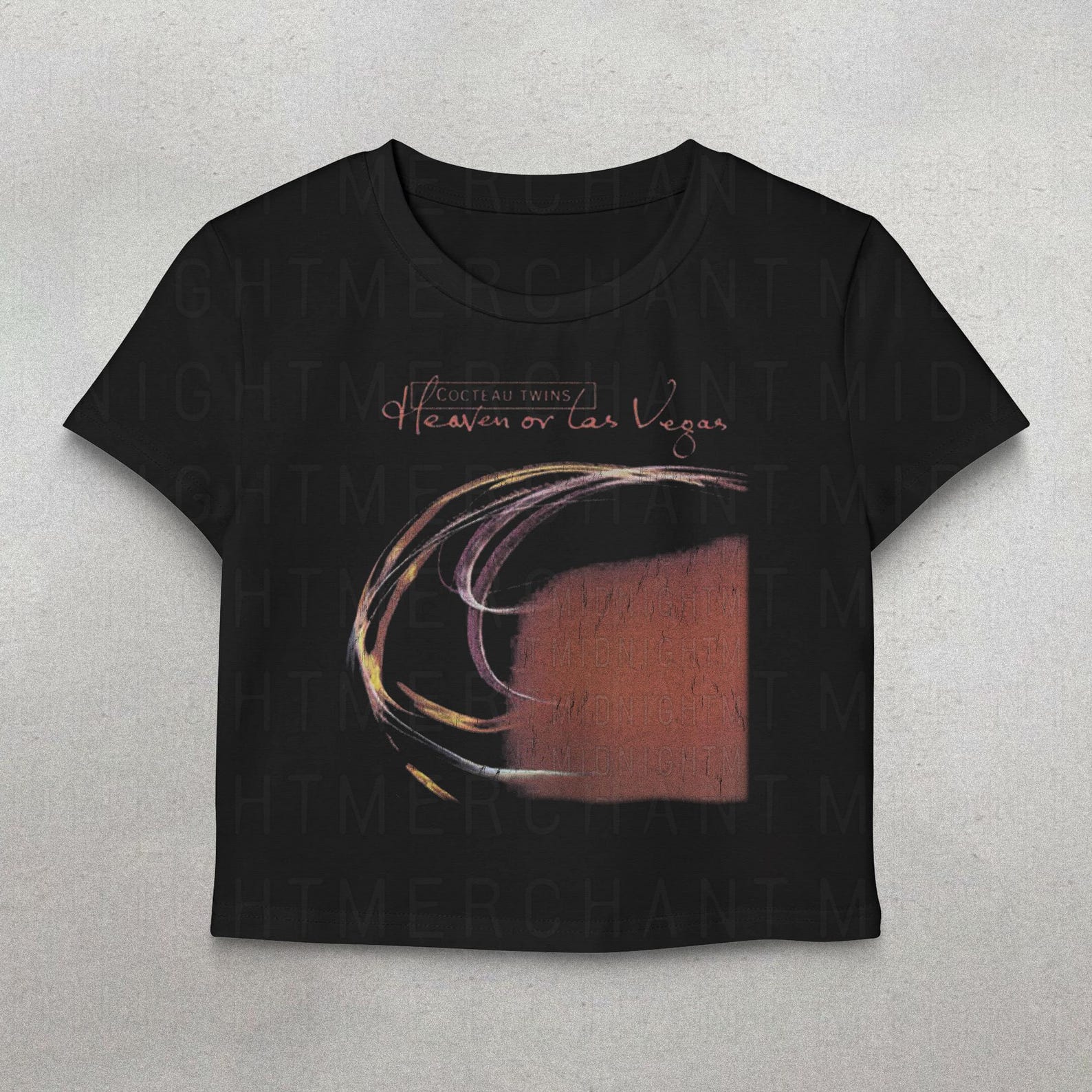 Cocteau twins crop top, Heaven or loss vegas, Alt rock band tee, cute crop tops, gifts for her, 90s band shirts, Cocteau twins shirt 4XL