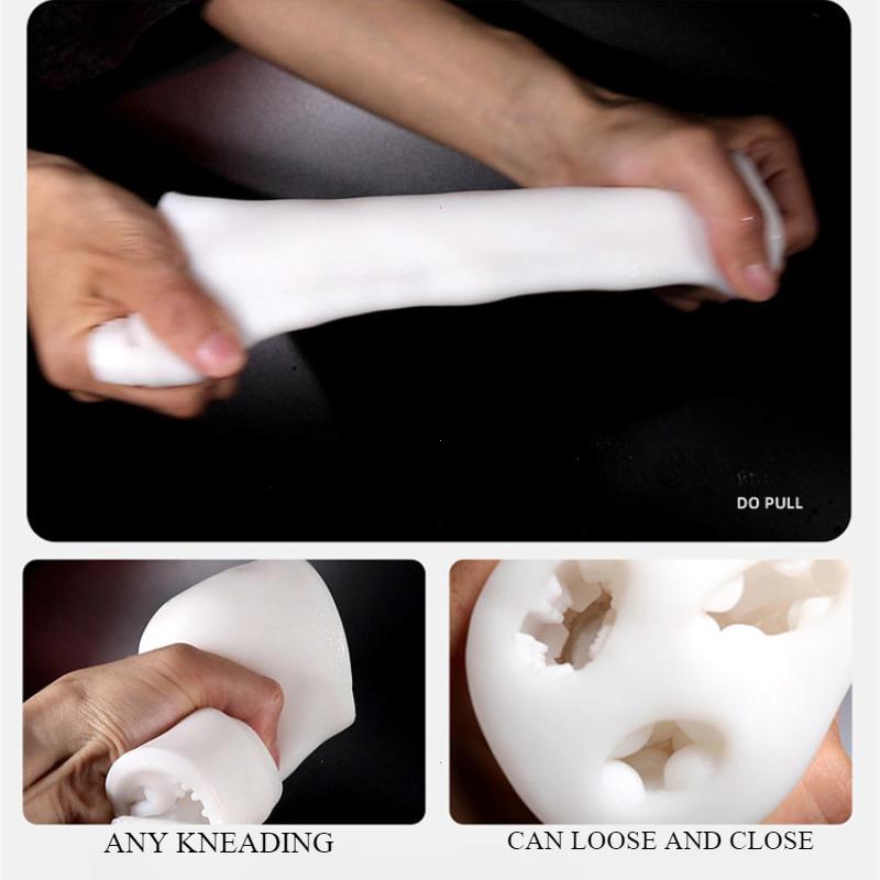 3 Hole Design Male Masturbator Cup Soft Pussy Sex Toys Adult Endurance Exercise Sex Products Vacuum Pocket Cup for Men