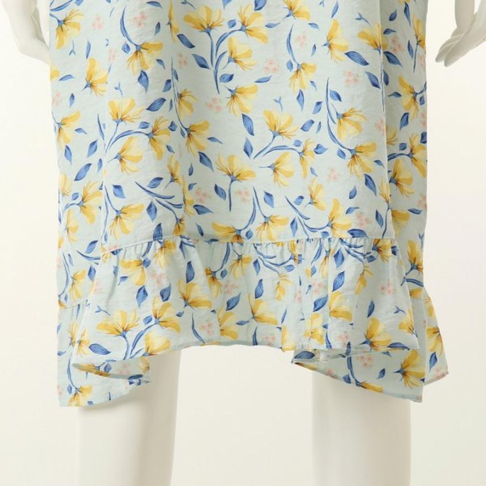 Venus Summer Short Sleeve Dress With Flower Print Vev3935l