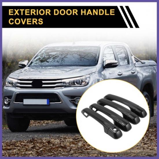 4pcs Exterior Door Handle Cover for Toyota 4Runner 10-19 with 2 Keypad