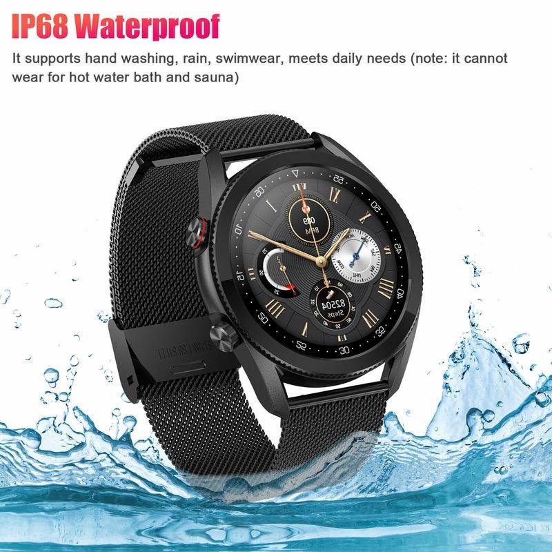 Men's L19 Smart Watch Bluetooth Call IP68 Waterproof Heart Rate  Sphygmomanometer Touch Screen köp billigt — fri frakt, ärliga recensioner  med bilder — Joom