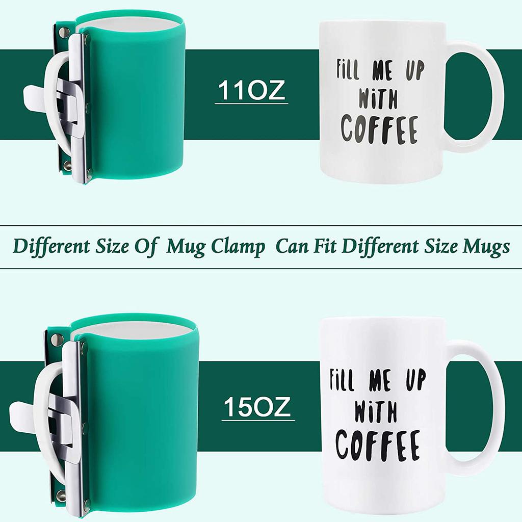 Transfer Mug Holder Multipurpose Safe Durable Silicone Heat Press Mug Clamp