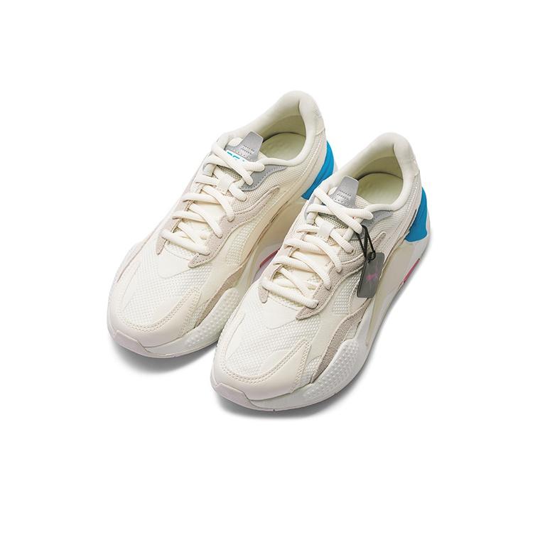 Puma Kang Daniel X RS-X Dėlionės audinio sluoksniuotos odos klasikinio stiliaus sportiniai žemo profilio laisvalaikio batai Unisex sportbačiai Balta Mėlyna 371570-26