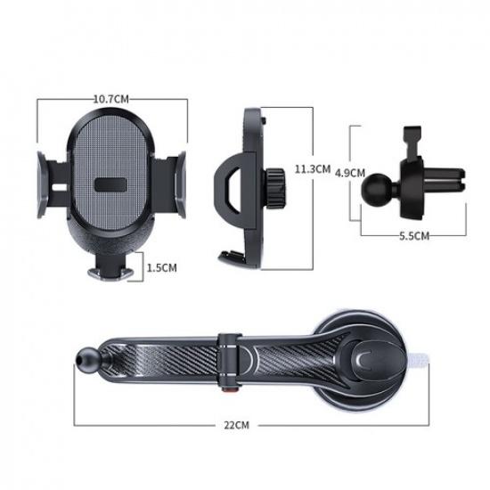 Car Phone Holder Stand Windshield Dashboard Mount For GPS Mobile Phone Universal