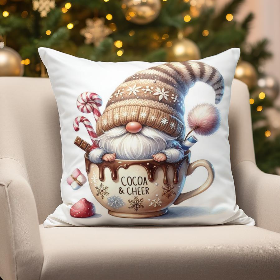 Home Decor Christmas-themed Cute Animal Pillows Suitable For Sofa Bedroom Car Pillow Cover Cushion Rectangular Back Cushion