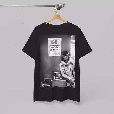 Μπλουζάκι Keith Richards Μαύρο Γραφικό Μπλουζάκι Θρύλος της Ροκ Επανεκτύπωση S–4XL Unisex Μπλουζάκι