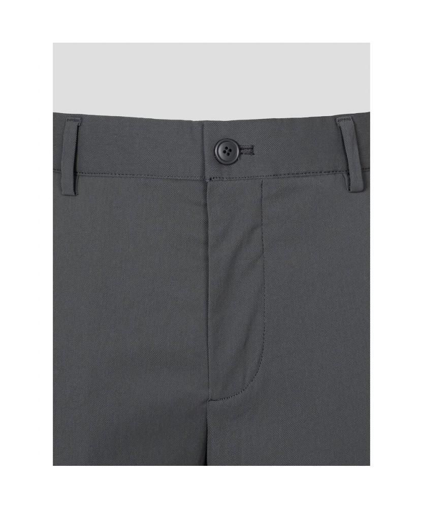 Binpolmen Triacetate Slim Pants Ash