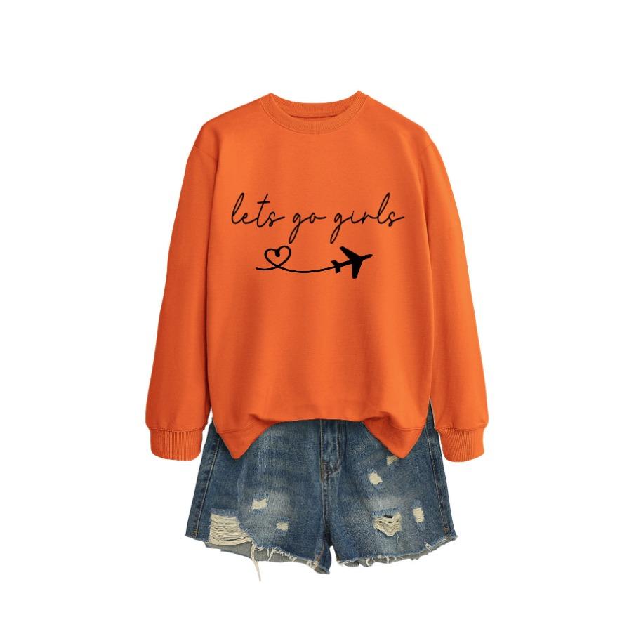 New Creative Fashion Sweatshirt Autumn Women's Sweatshirt Autumn and Winter Women's Thickened Sweatshirt Jacket Winter Large Size Sweatshirt