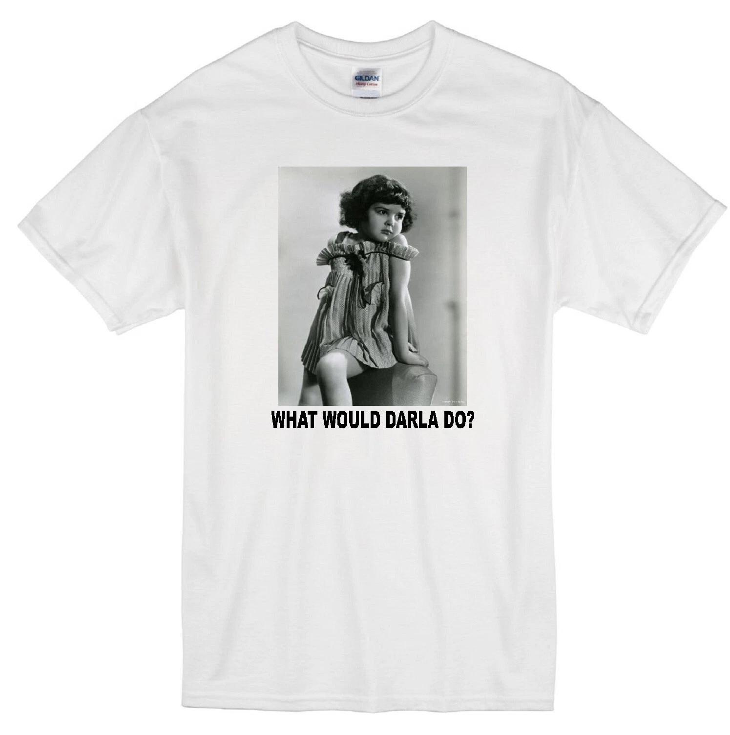 DARLA HOOD WWD? LITTLE RASCALS OUR GANG VINTAGE TV WHITE T-shirt 2XL