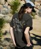 MINIMALPROJECT Helvetica Pigment Short Sleeve T-Shirt Mst165 [Darkgray]