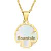 Elegant European & American Zodiac Pendant Necklace - Women's Gold Stainless Steel Constellation Charm