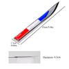 1 Pair Car 3D France French Flag Emblem Badge Decals Sticker for JEEP BMW Dodge  Chrysler