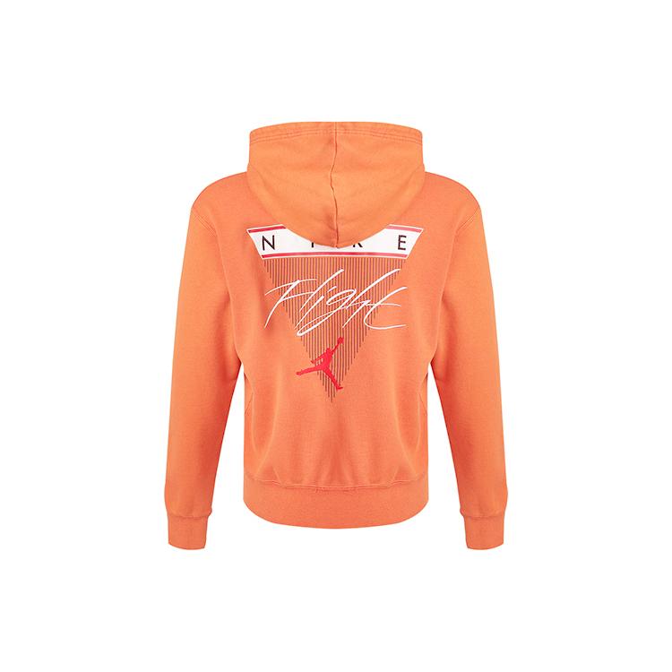 Jordan Flight Sweatshirts Men's Mars Sunrise Red Hooded Moderate Regular CZ6094-850