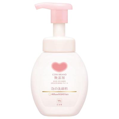 Cow Brand Additive-Free Foaming Facial Cleanser with Pump 160mL