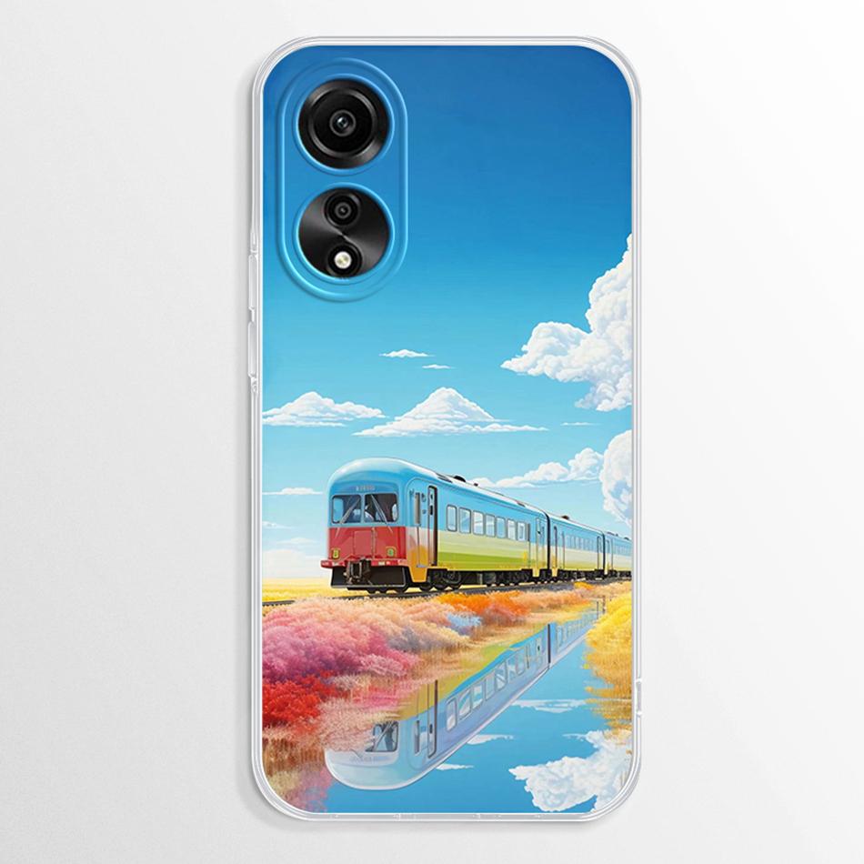 Pentru Oppo A38 A18 A78 A58 4G Carcasă Fundas Marmură Transparentă TPU Rezistentă la Șocuri Coque Pentru OppoA78 OppoA58 OppoA38 OppoA18 4G Moale Capa Carcase