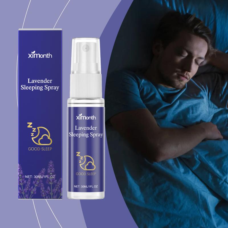 Lavender Sleep Aid Pillow Spray Natural Relaxing Aroma Immediate Effect Gentle Linen Spray for Nighttime Use at Home