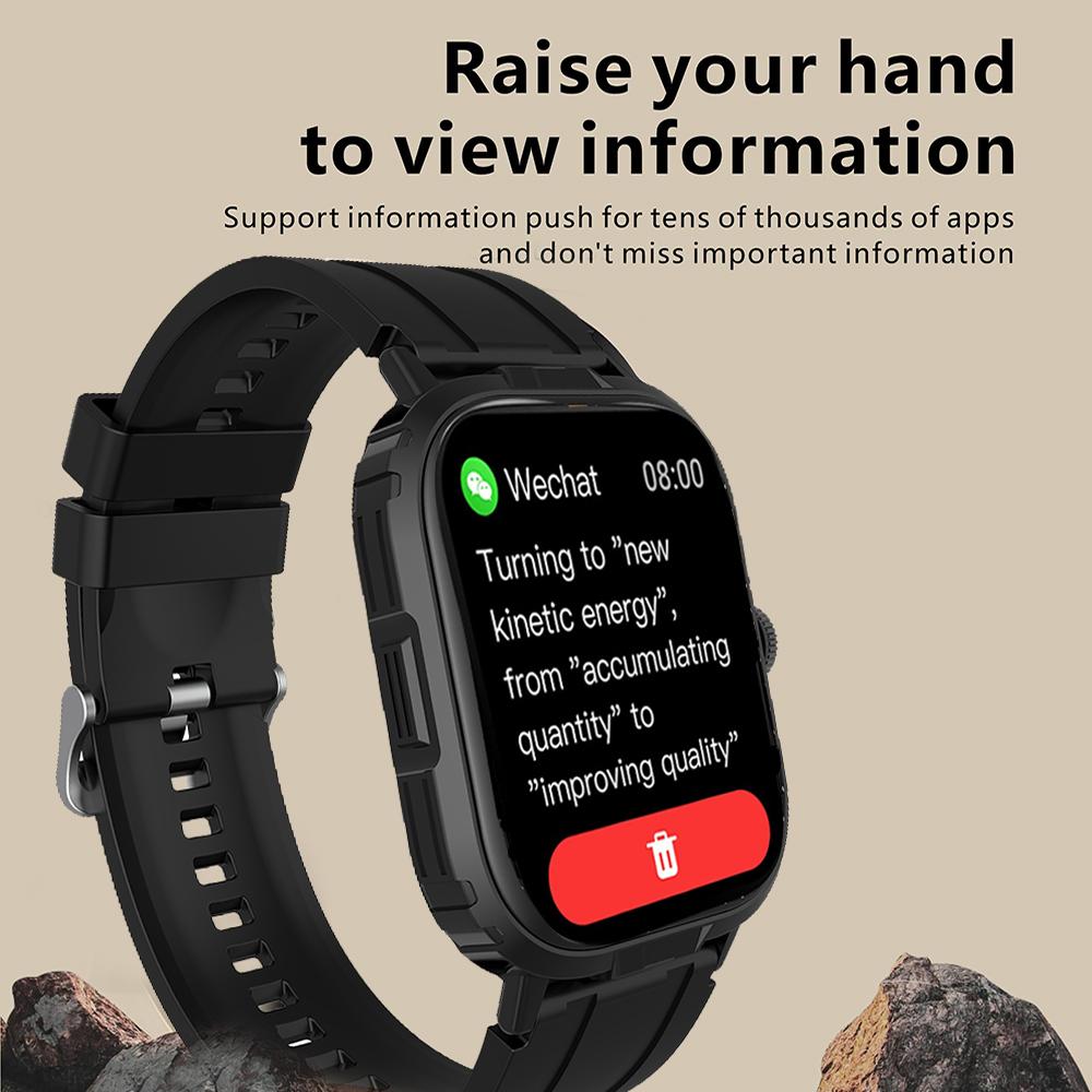 Military Smartwatch GPS Men IP68 Waterproof Outdoor Sports Tracker HD Bluetooth Calls Smart Watch New For Android IOS Hw12