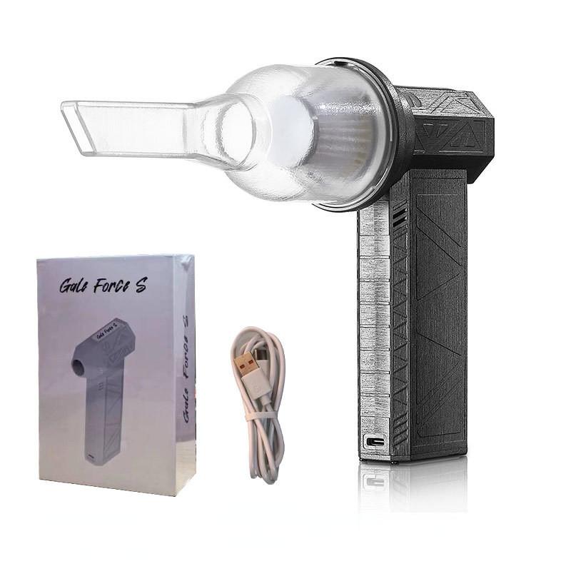 130000 RPM Small Portable Electric Hair Dryer High Power Outdoor Dust Removal Blower Brushless Violent Turbo Fan