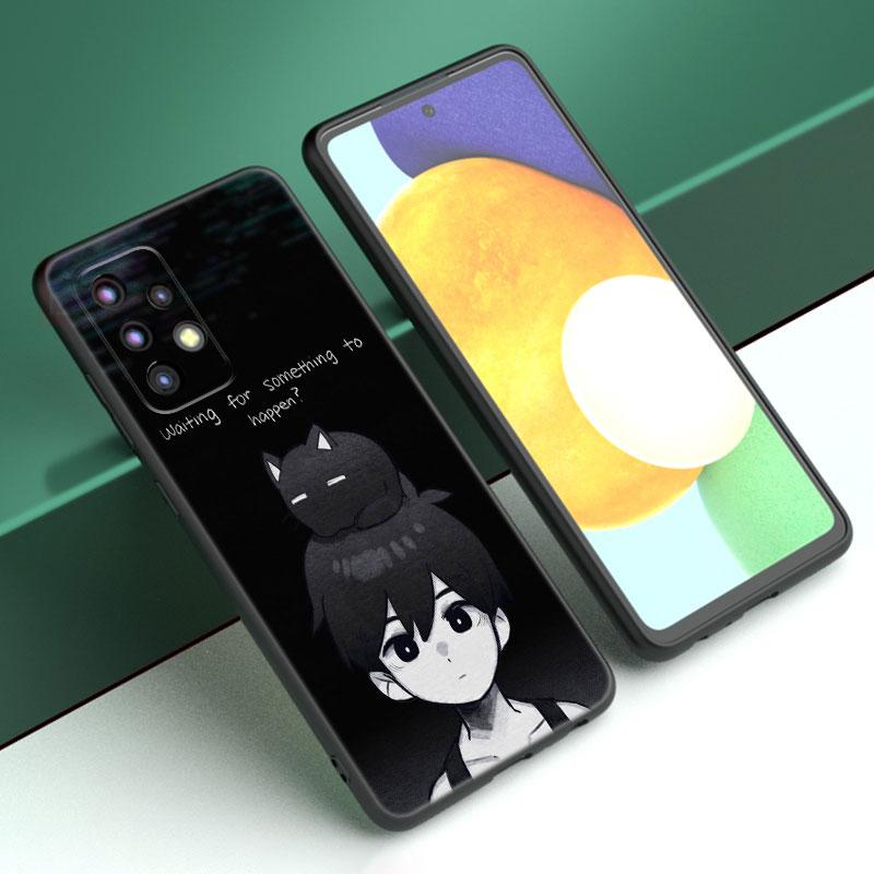 Omori Game Fanart Phone Case For Samsung A04 A21 A30 A50 A52 S A13 A14 A22 A23 A32 A53 A73 5G A11 A12 A31 A33 A51 A70 A71 A72