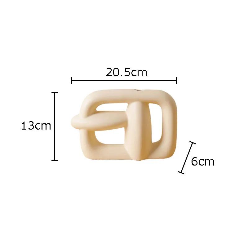 

Minimalism Lines Ceramic Vase Flowers Pots Desk Decoration Flower Arrangement Geometric Lines Floral Vases Room Aesthetic Decor